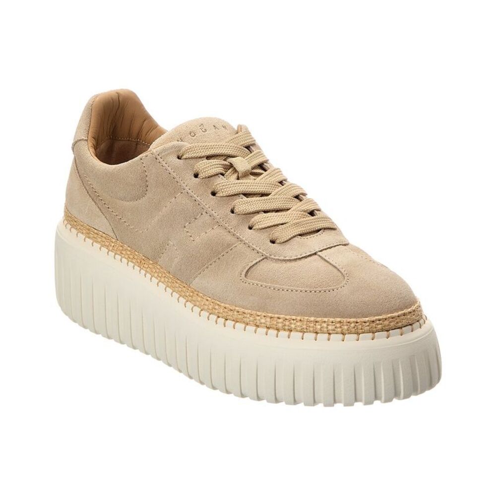 Hogan H-Stripes Suede Sneaker